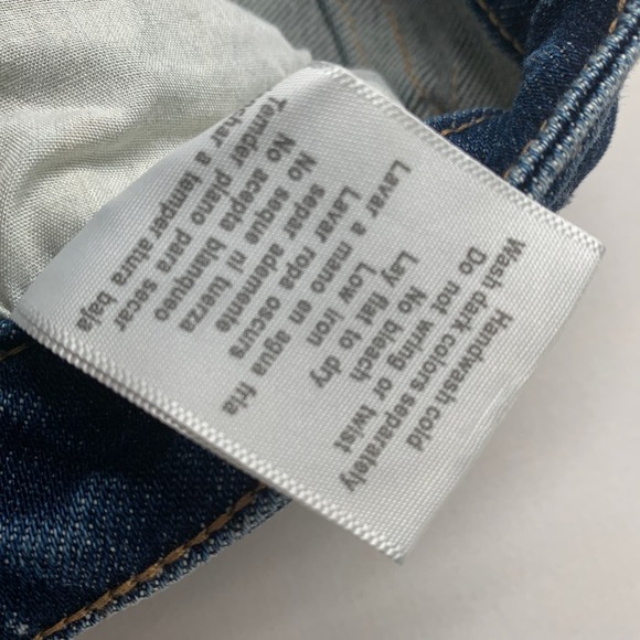 Judy Blue Women Jeans 25 Blue Denim Boyfriend Fit Dark Wash Distressed Adult - Picture 12 of 13